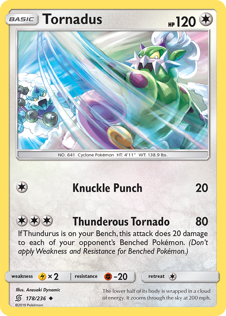 Tornadus (178/236) [Sun & Moon: Unified Minds] | Devastation Store