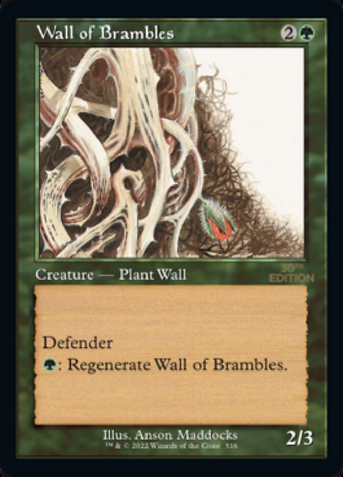 Wall of Brambles (Retro) [30th Anniversary Edition] | Devastation Store