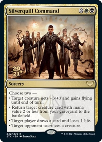 Silverquill Command [Strixhaven: School of Mages Prerelease Promos] | Devastation Store