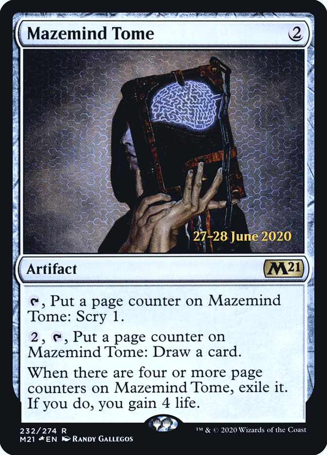 Mazemind Tome  [Core Set 2021 Prerelease Promos] | Devastation Store