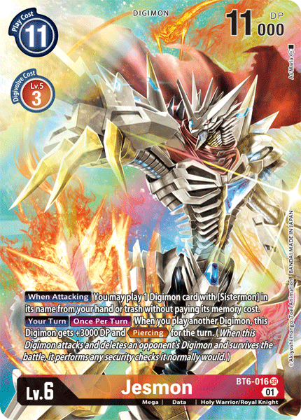 Jesmon [BT6-016] (Alternate Art) [Double Diamond] | Devastation Store