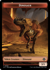 Copy // Dinosaur (0009) Double-Sided Token [The Lost Caverns of Ixalan Tokens] | Devastation Store