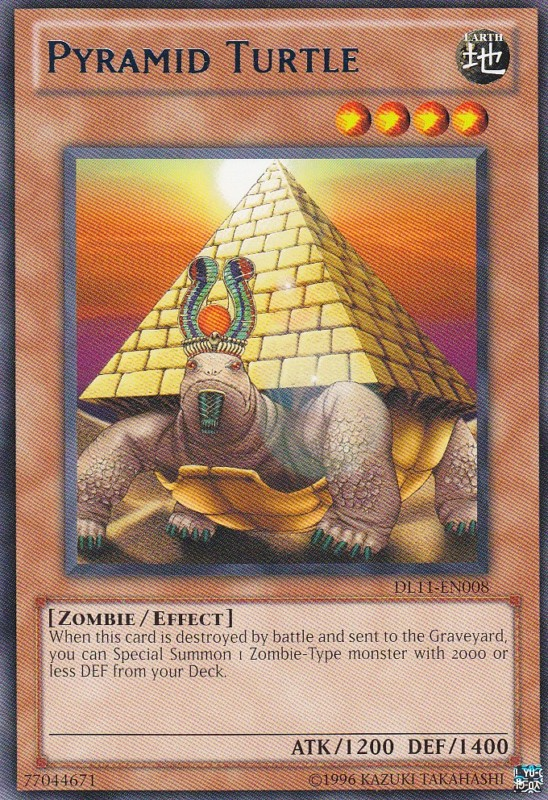 Pyramid Turtle (Blue) [DL11-EN008] Rare | Devastation Store