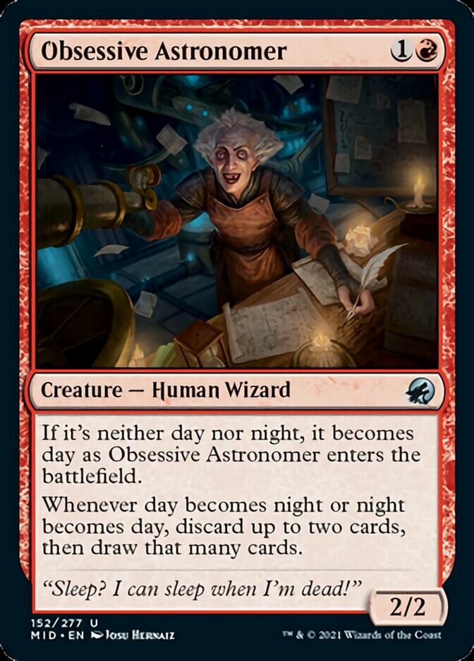 Obsessive Astronomer [Innistrad: Midnight Hunt] | Devastation Store