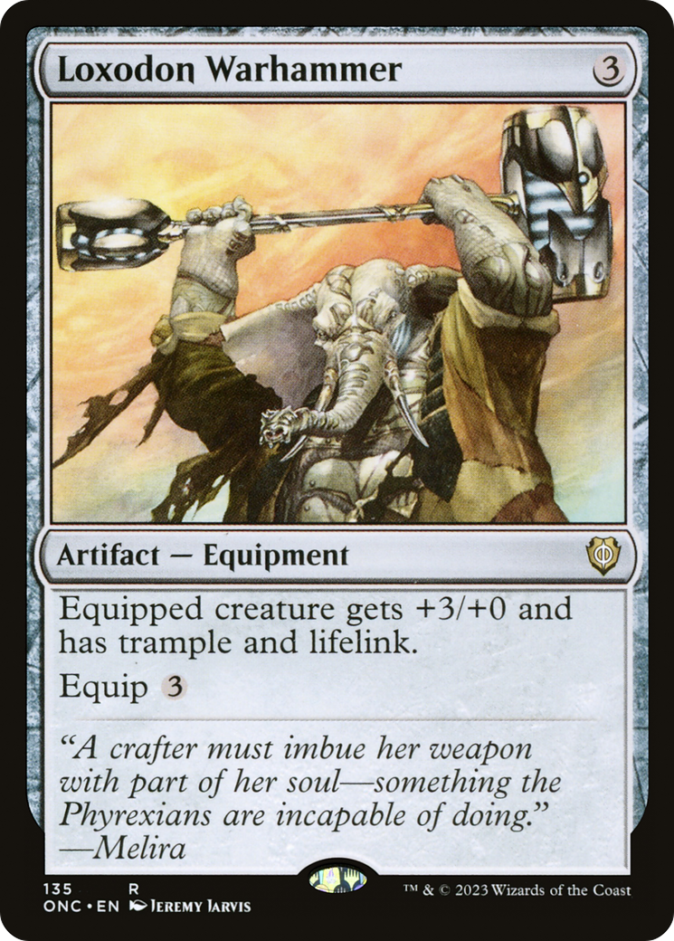 Loxodon Warhammer [Phyrexia: All Will Be One Commander] | Devastation Store