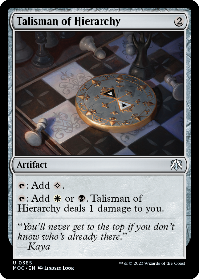 Talisman of Hierarchy [March of the Machine Commander] | Devastation Store