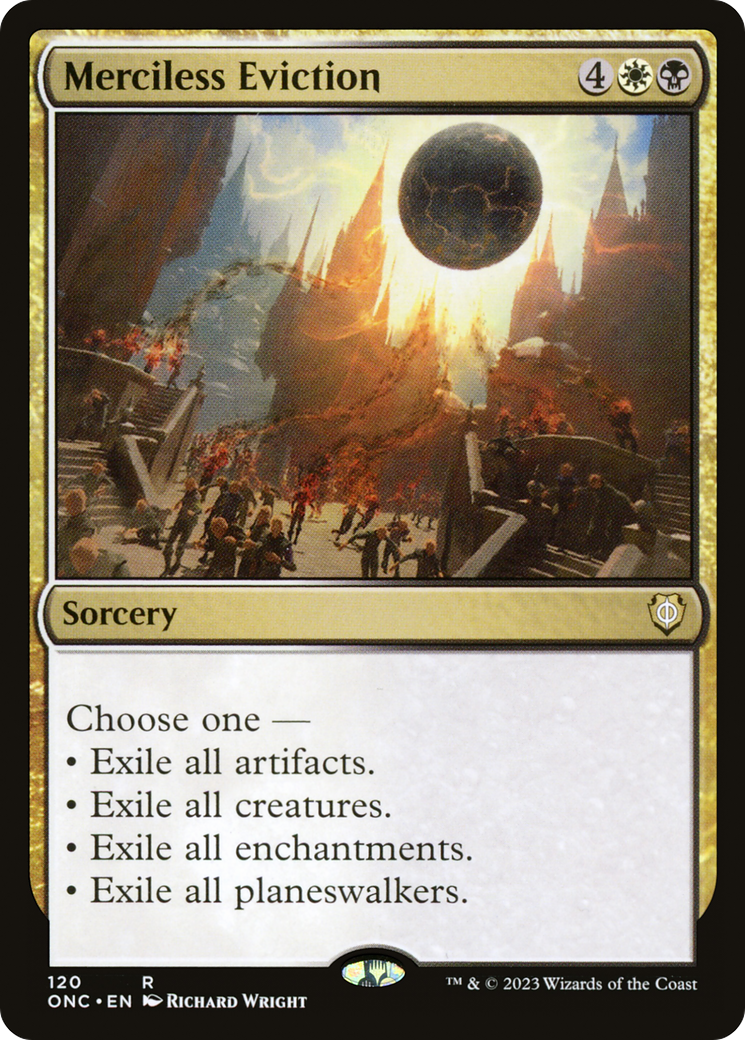 Merciless Eviction [Phyrexia: All Will Be One Commander] | Devastation Store