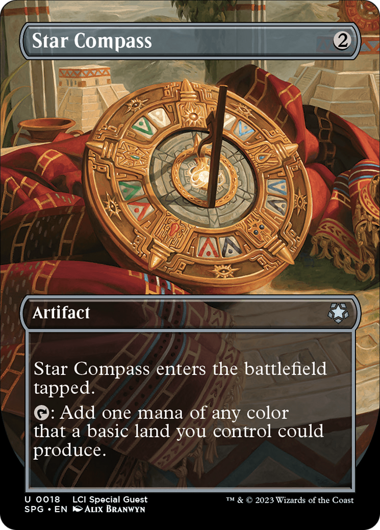 Star Compass (Borderless) [The Lost Caverns of Ixalan Special Guests] | Devastation Store