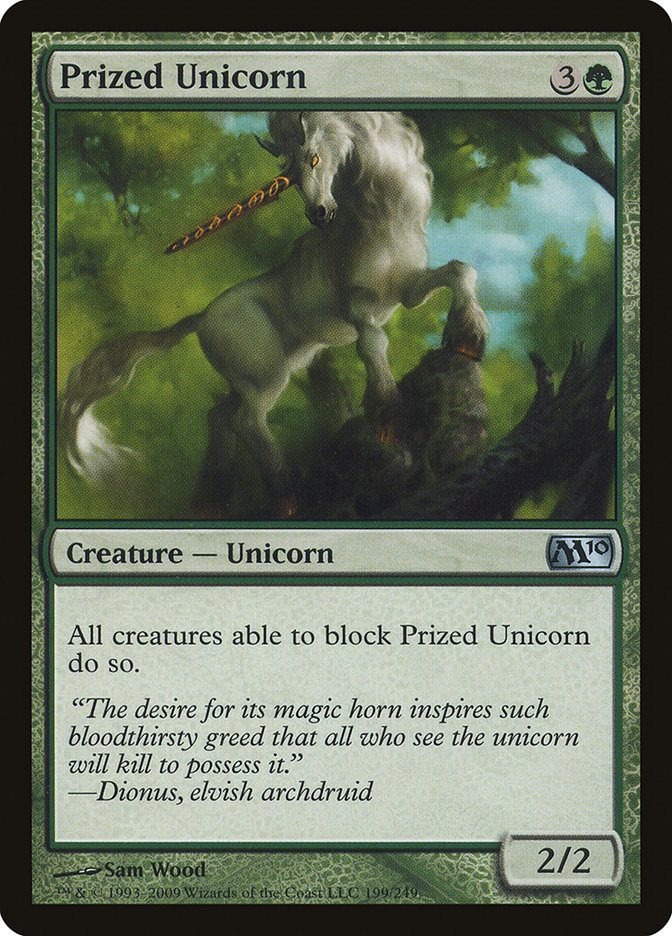 Prized Unicorn [Magic 2010] | Devastation Store