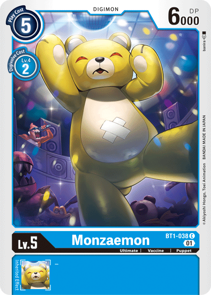 Monzaemon [BT1-038] (Alternative Art) [Starter Deck: Ulforce Veedramon] | Devastation Store