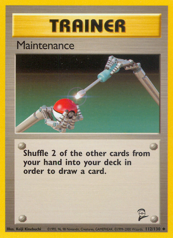 Maintenance (112/130) [Base Set 2] | Devastation Store