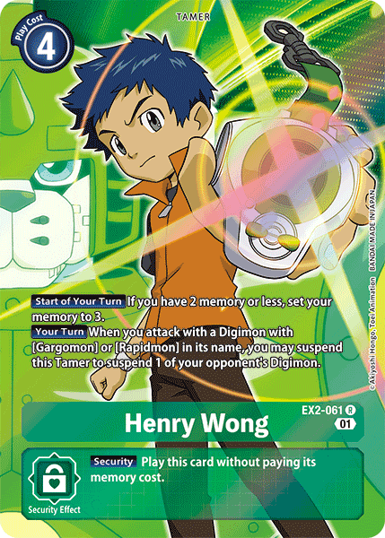 Henry Wong [EX2-061] (Alternate Art) [Digital Hazard] | Devastation Store
