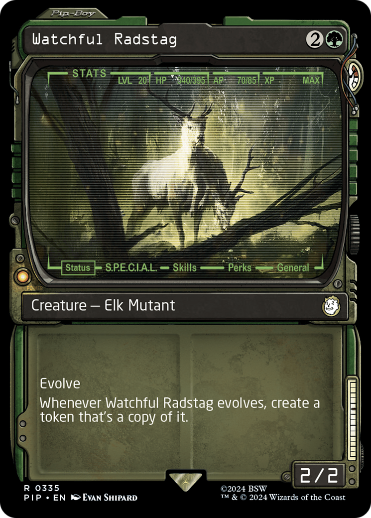 Watchful Radstag (Showcase) [Fallout] | Devastation Store