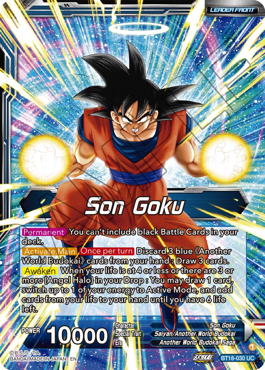 Son Goku // Son Goku, Another World Fighter (BT18-030) [Dawn of the Z-Legends] | Devastation Store