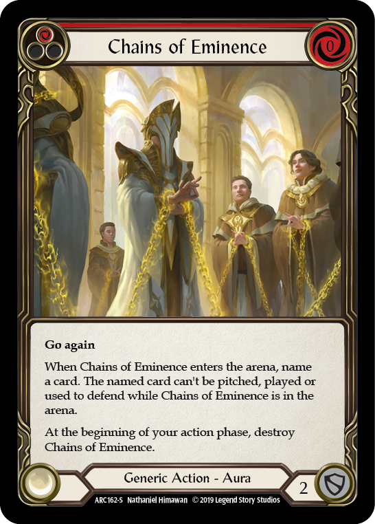 Chains of Eminence [ARC162-S] 1st Edition Normal - Devastation Store | Devastation Store