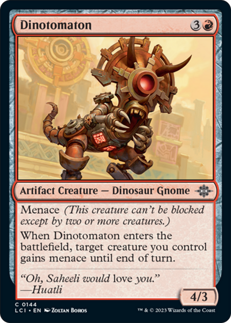 Dinotomaton [The Lost Caverns of Ixalan] | Devastation Store