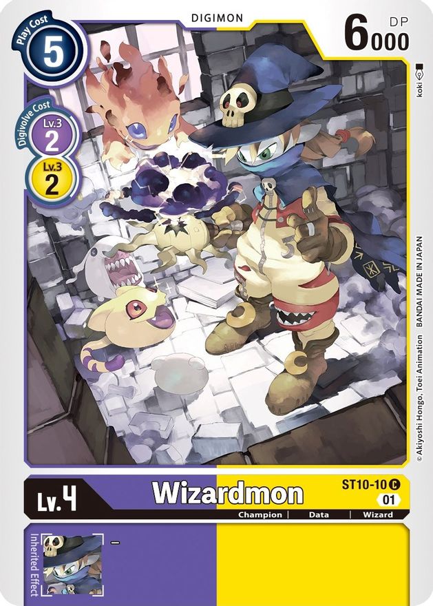 Wizardmon [ST10-10] [Starter Deck: Parallel World Tactician] | Devastation Store