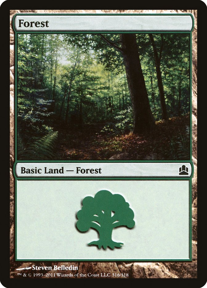 Forest (316) [Commander 2011] | Devastation Store