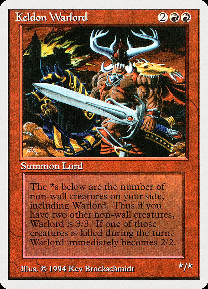 Keldon Warlord [Summer Magic / Edgar] | Devastation Store