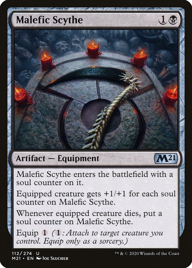 Malefic Scythe [Core Set 2021] | Devastation Store