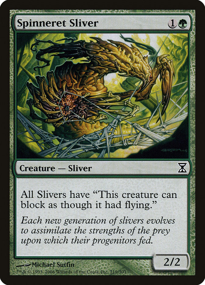 Spinneret Sliver [Time Spiral] | Devastation Store