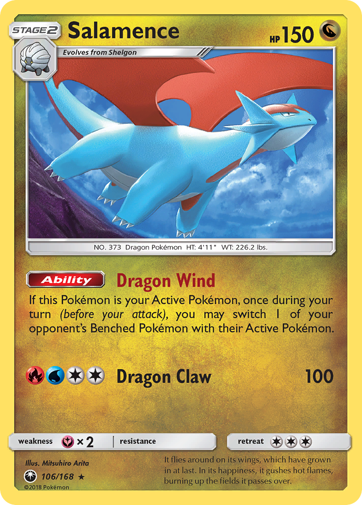 Salamence (106/168) [Sun & Moon: Celestial Storm] | Devastation Store