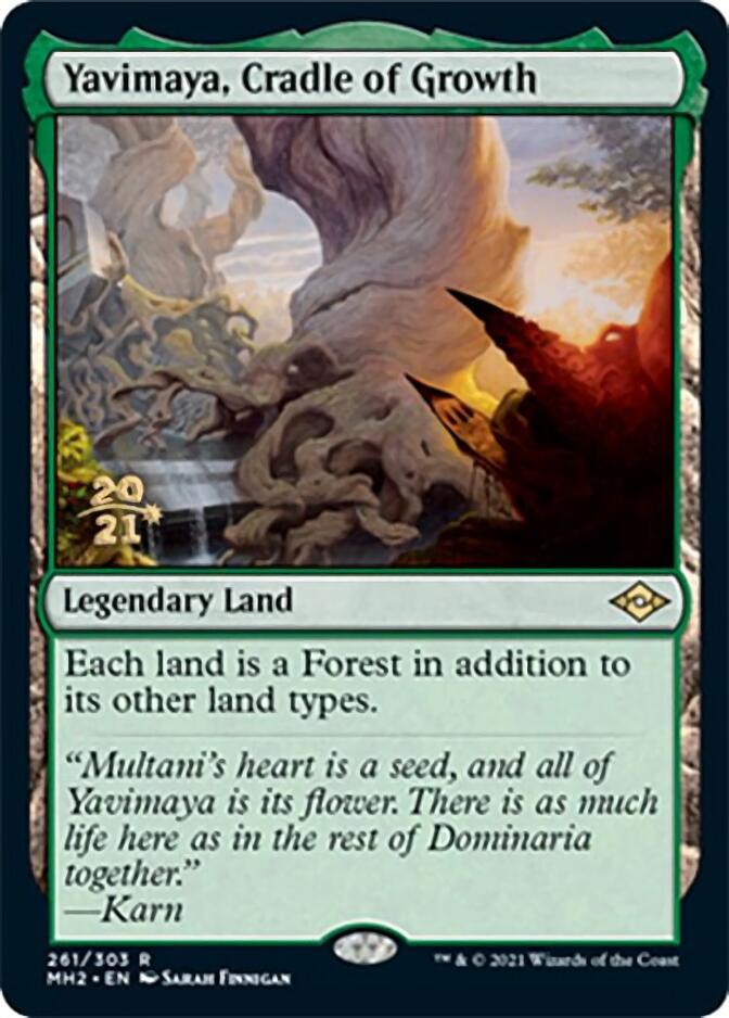 Yavimaya, Cradle of Growth [Modern Horizons 2 Prerelease Promos] | Devastation Store