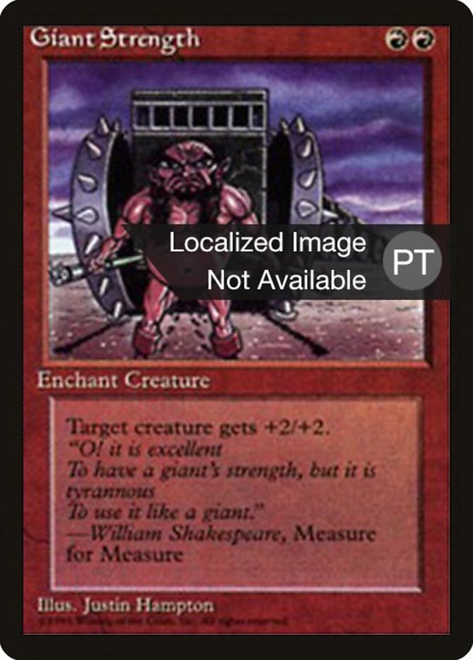 Giant Strength [Fourth Edition (Foreign Black Border)] | Devastation Store