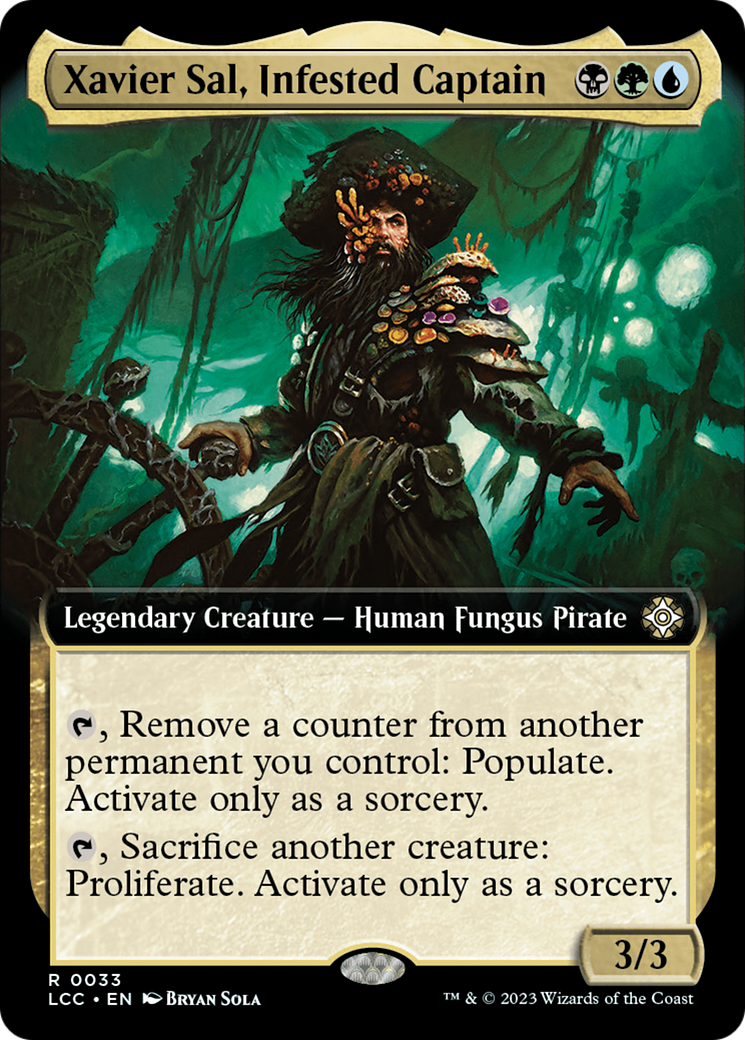 Xavier Sal, Infested Captain (Extended Art) [The Lost Caverns of Ixalan Commander] | Devastation Store