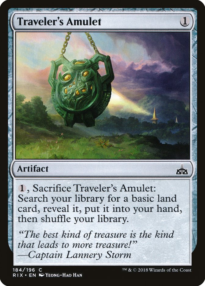 Traveler's Amulet [Rivals of Ixalan] - Devastation Store | Devastation Store