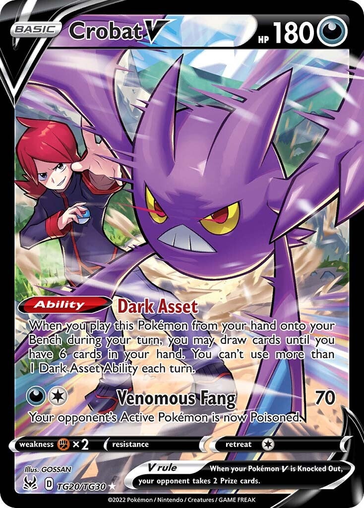 Crobat V (TG20/TG30) [Sword & Shield: Lost Origin] | Devastation Store