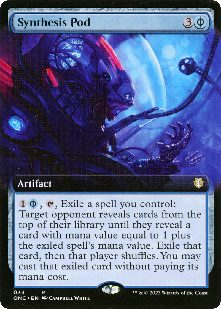 Synthesis Pod (Extended Art) [Phyrexia: All Will Be One Commander] | Devastation Store