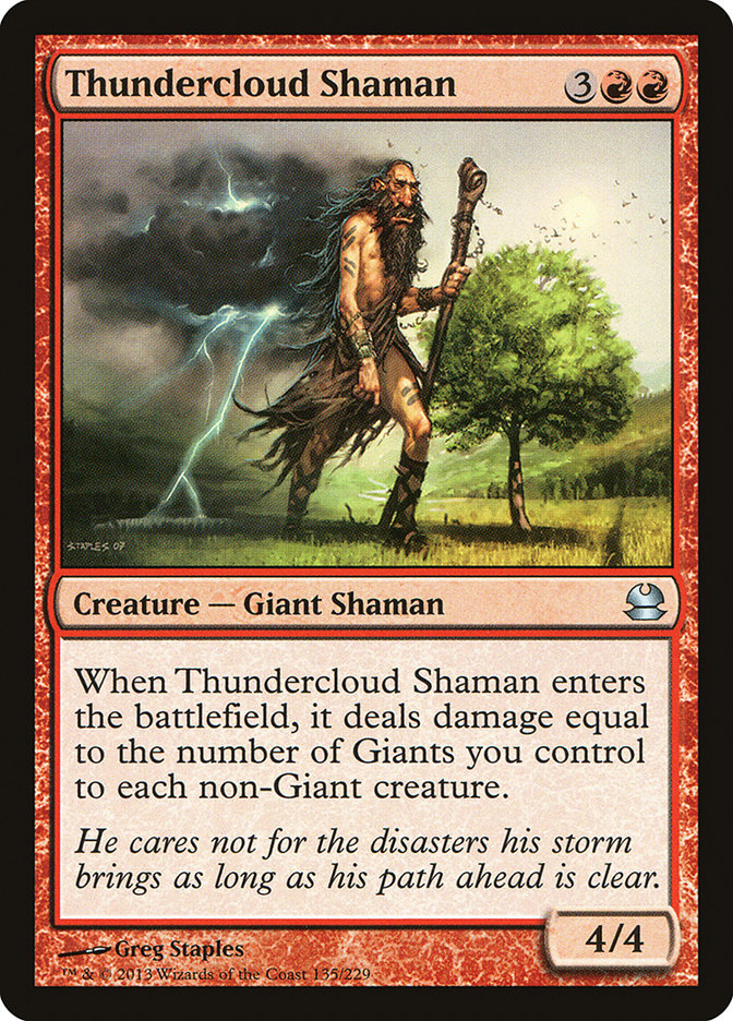 Thundercloud Shaman [Modern Masters] | Devastation Store