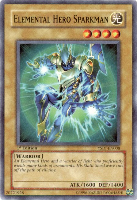 Elemental HERO Sparkman [YSDJ-EN008] Common | Devastation Store
