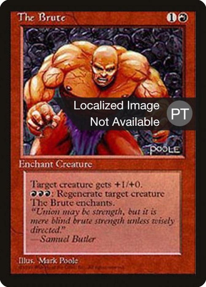 The Brute [Fourth Edition (Foreign Black Border)] | Devastation Store