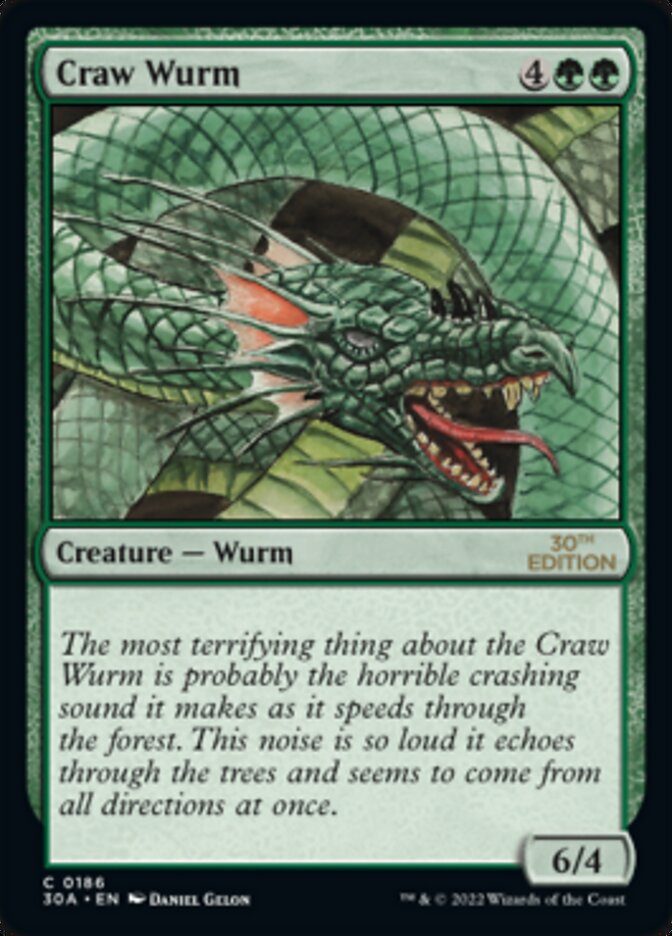 Craw Wurm [30th Anniversary Edition] | Devastation Store