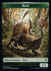 Boar // Ogre Double-sided Token [Commander Legends: Battle for Baldur's Gate Tokens] | Devastation Store