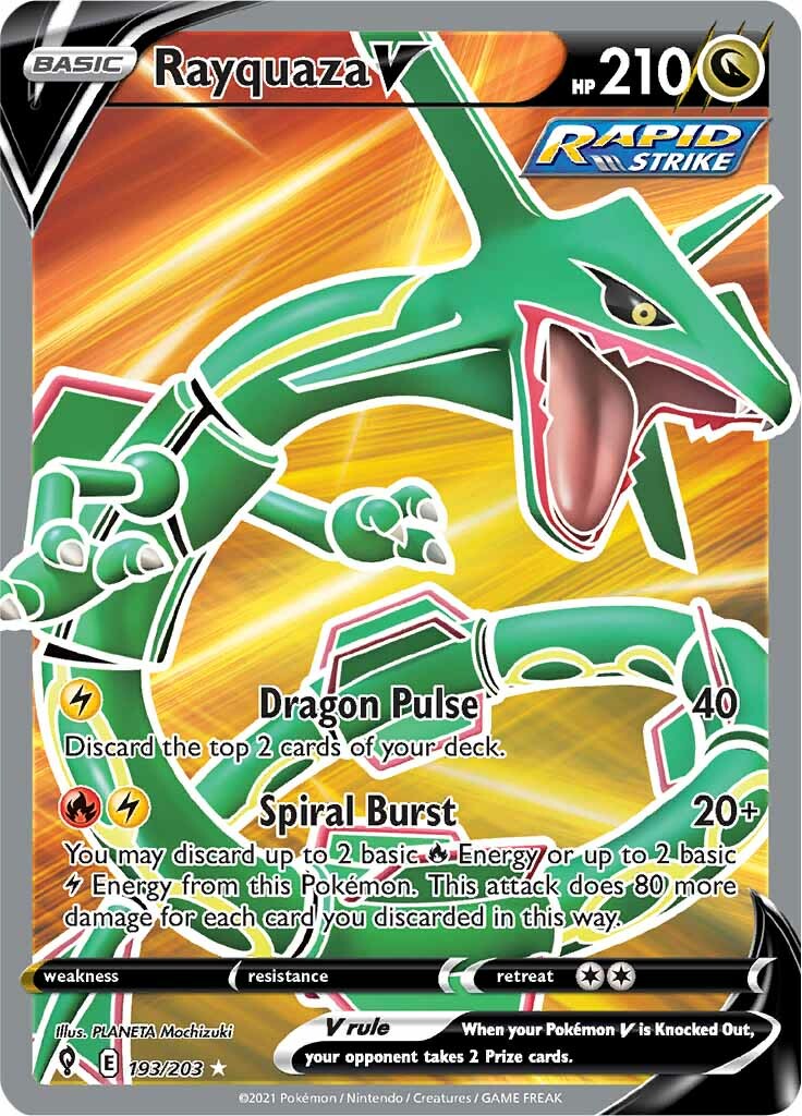 Rayquaza V (193/203) [Sword & Shield: Evolving Skies] | Devastation Store