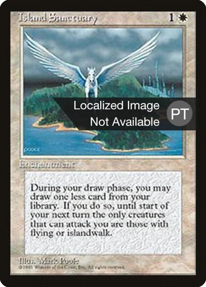 Island Sanctuary [Fourth Edition (Foreign Black Border)] | Devastation Store