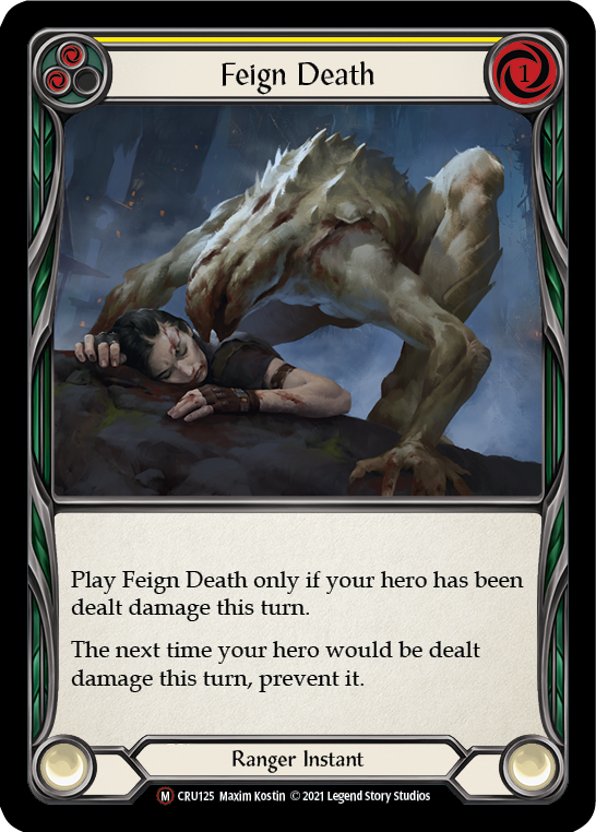Feign Death (Rainbow Foil) [CRU125-RF] Unlimited Rainbow Foil | Devastation Store