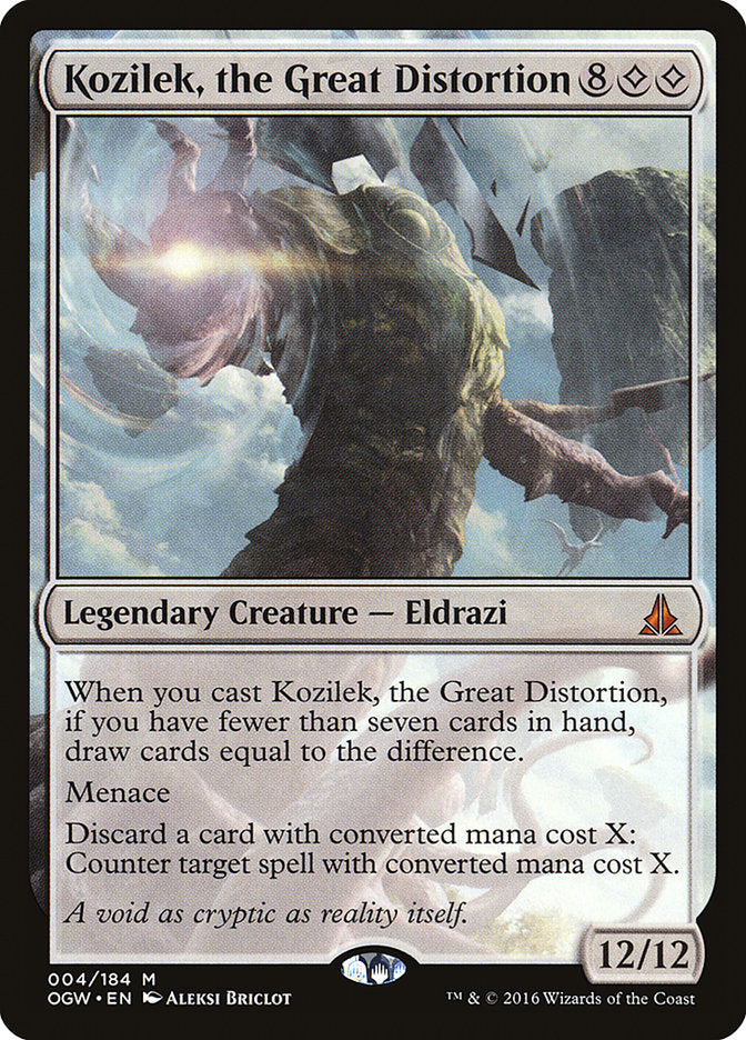 Kozilek, the Great Distortion [Oath of the Gatewatch] | Devastation Store