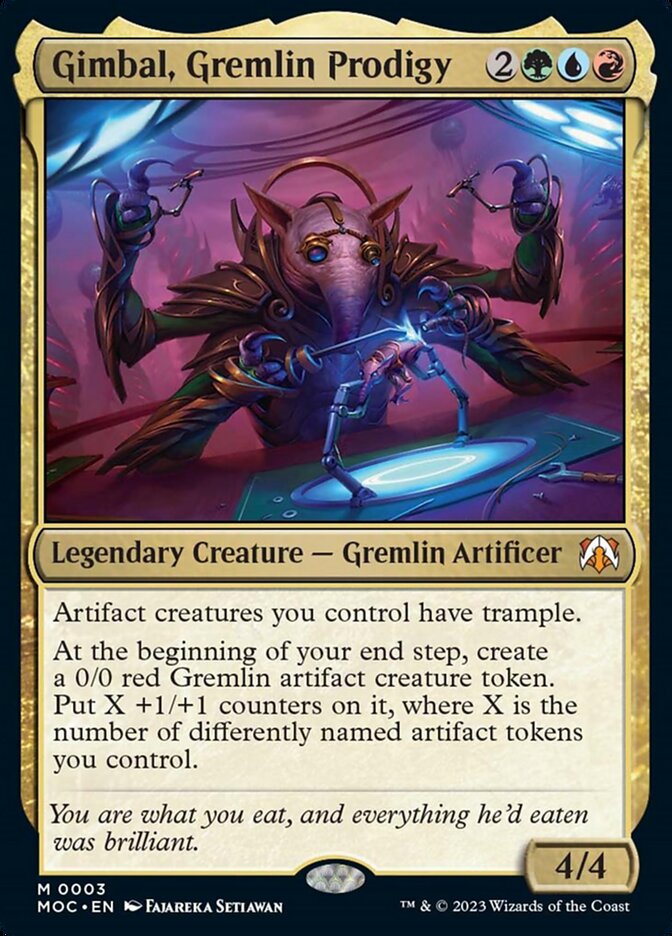 Gimbal, Gremlin Prodigy [March of the Machine Commander] | Devastation Store