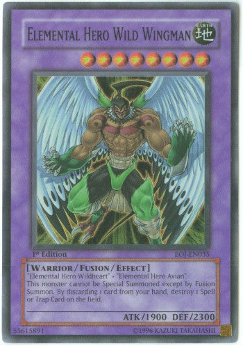 Elemental Hero Wild Wingman [EOJ-EN035] Super Rare | Devastation Store