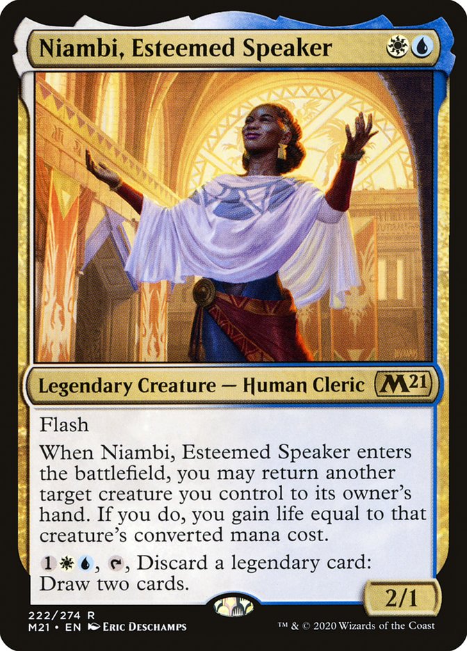 Niambi, Esteemed Speaker [Core Set 2021] | Devastation Store