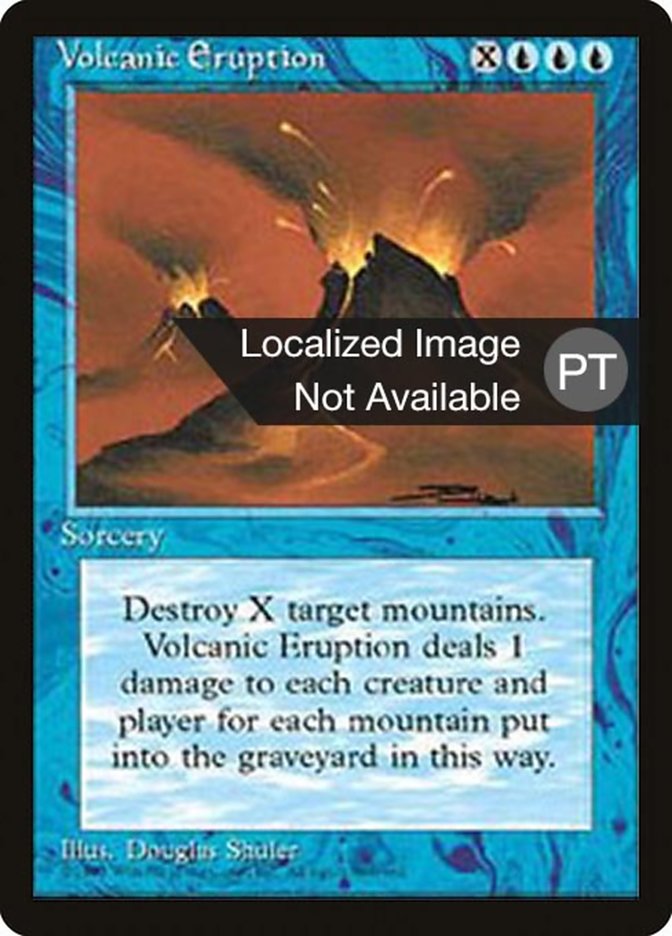 Volcanic Eruption [Fourth Edition (Foreign Black Border)] | Devastation Store