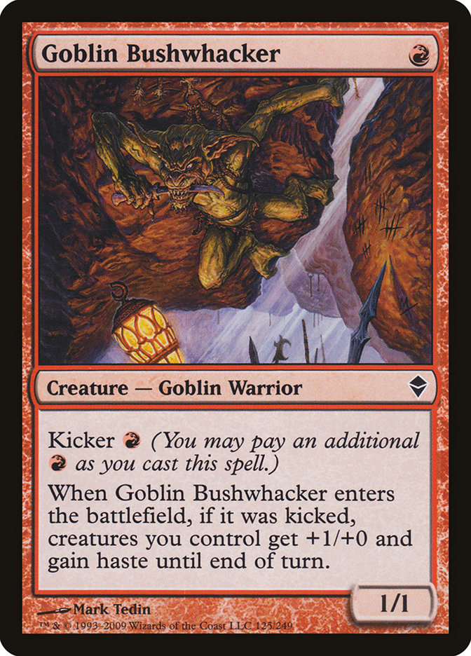 Goblin Bushwhacker [Zendikar] - Devastation Store | Devastation Store