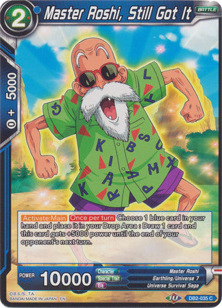 Master Roshi, Still Got It [DB2-035] | Devastation Store