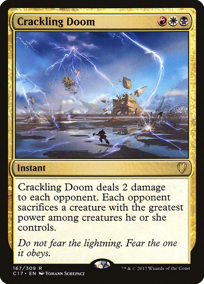 Crackling Doom [Commander 2017] - Devastation Store | Devastation Store