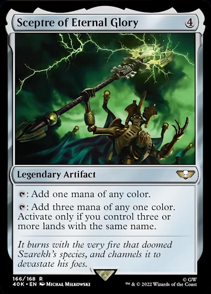 Sceptre of Eternal Glory (Surge Foil) [Universes Beyond: Warhammer 40,000] | Devastation Store