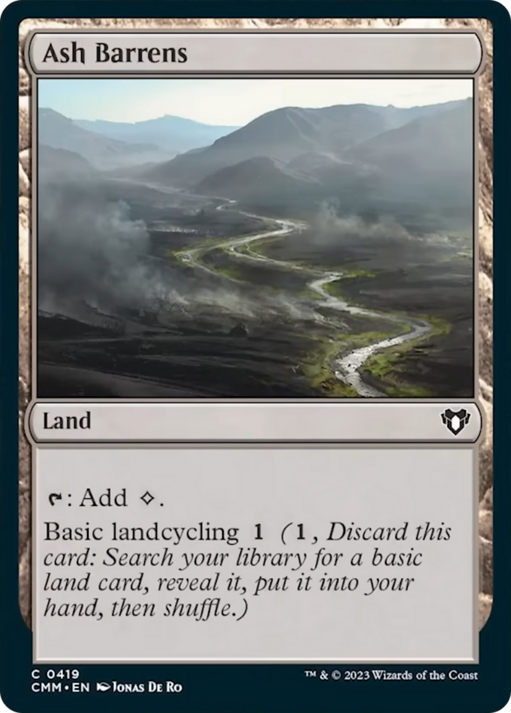 Ash Barrens [Commander Masters] | Devastation Store